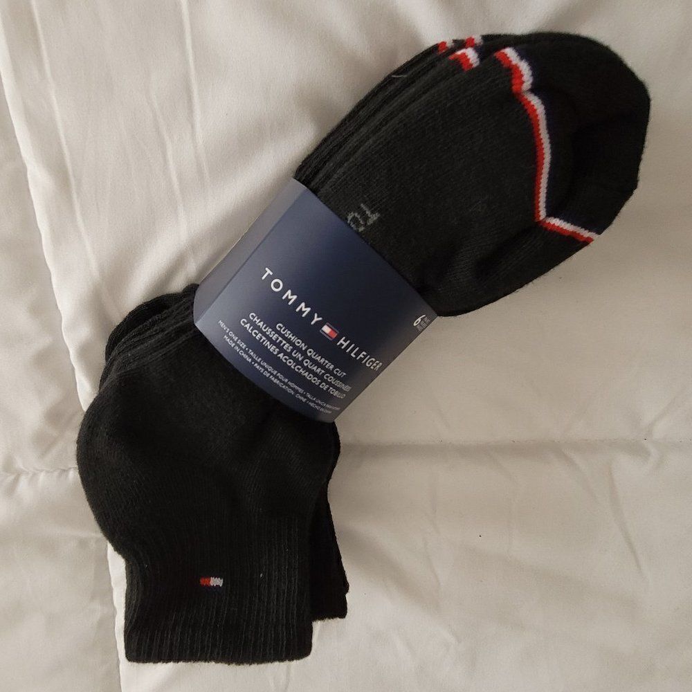 Tommy Hilfiger Men Cushion Quarter Cut Socks 772